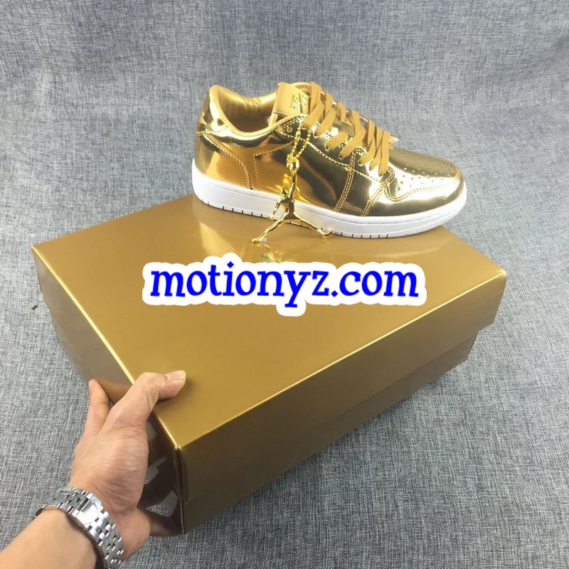 Air Jordan 1 Low Pinnacle Metallic Gold